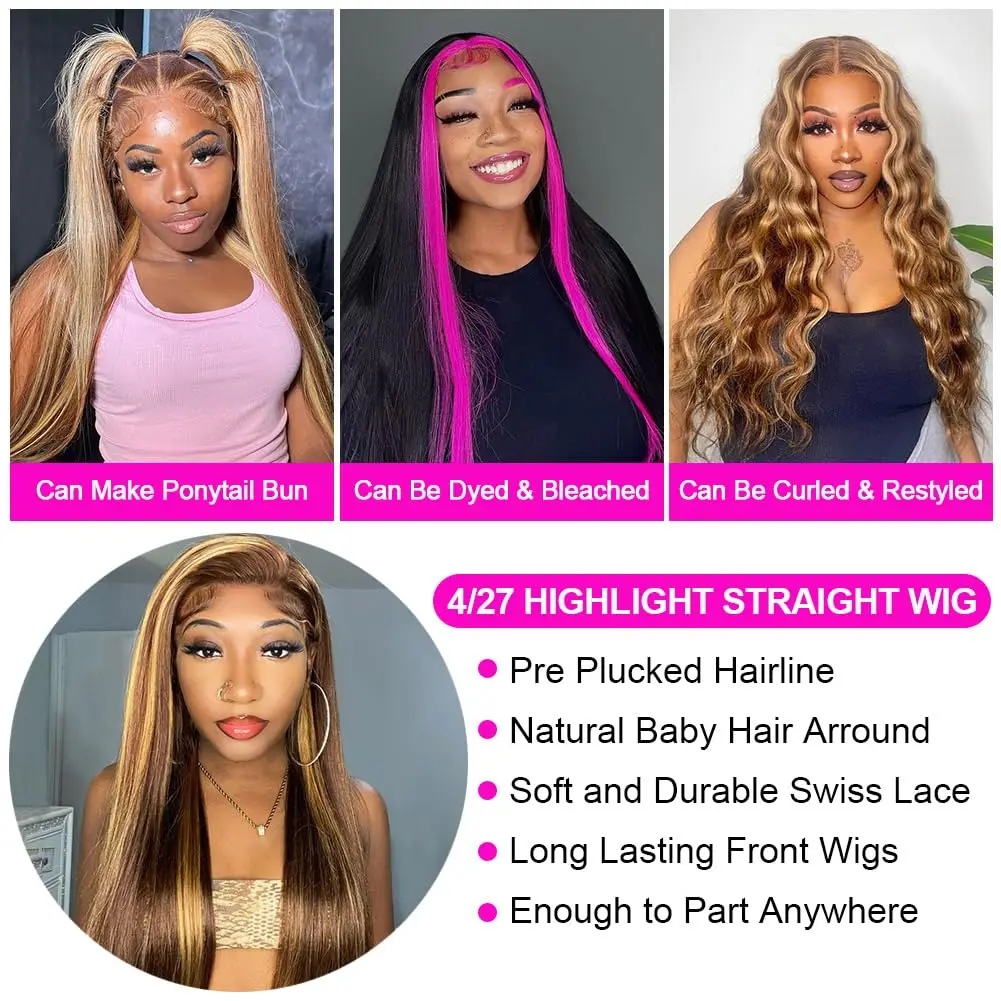 Парик на сетке спереди прямые человеческие волосы 200 плотность HD прозрачный