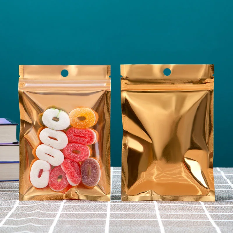 

Глянцевые прозрачные, золотые, плоские, пластиковые, с застежкой-молнией