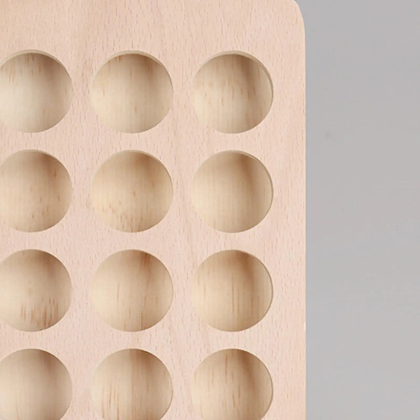 Деревянная подставка для эфирного масла 12 слотов 15 мл компактная несколько