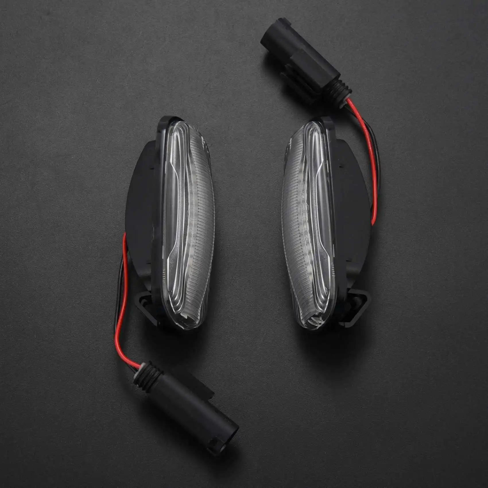 2 шт. автомобильный светодиодный динамический боковой указатель поворота