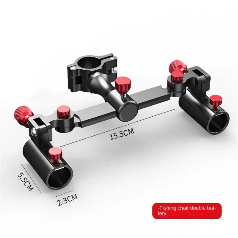 

Adjustable Fishing Rod Holder Rack Fishing Rod Holder Magnesium Aluminum Alloy Turret Fish Cage Lure Fishing Chair Accessories
