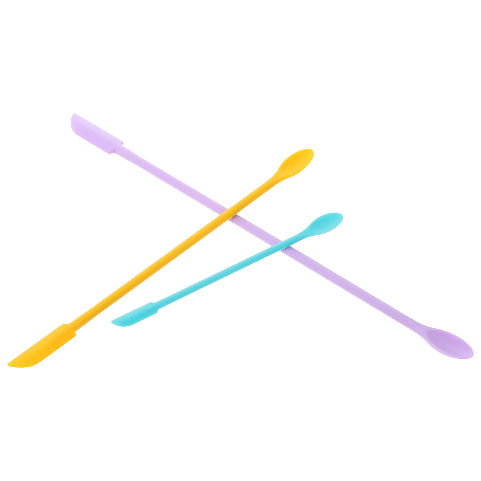 

Spatula Scraper Bottle Siliconekitchen Lotion Makeup Face Mini Facial Beauty Mixing Tiny Creampractical Scoop Brushesbrush