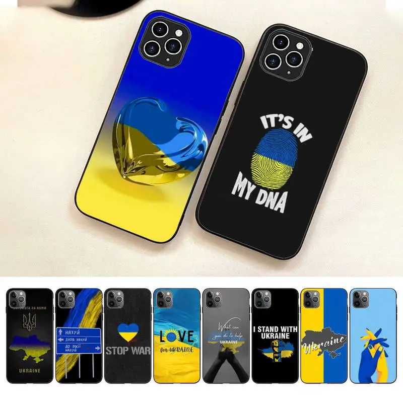 

Ukraine Of Flag Phone Case For Iphone 7 8 Plus X Xr Xs 11 12 13 14 Se2020 Mini Pro Max Mobile Iphones Case