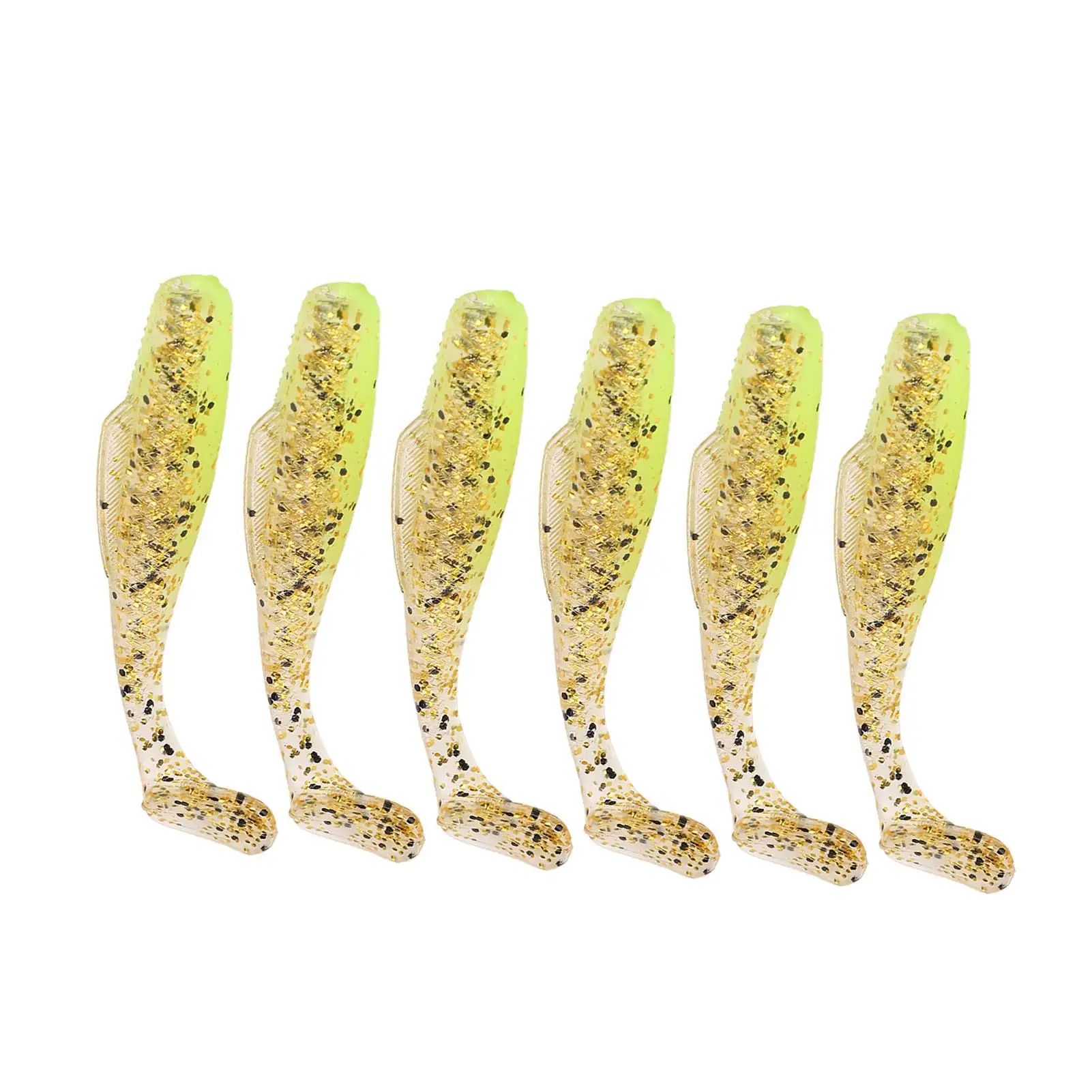 Мягкие силиконовые двухцветные рыболовные приманки 8 см 5 г — эффективная мягкая