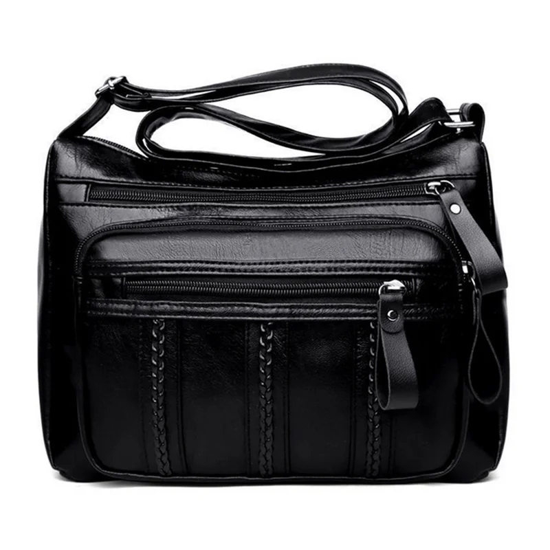 

Designer Women Crossbody Bag Soft Pu Leather Shoulder Bag Good Quality Messenger Bag Small Size Purse Ladies Handbags