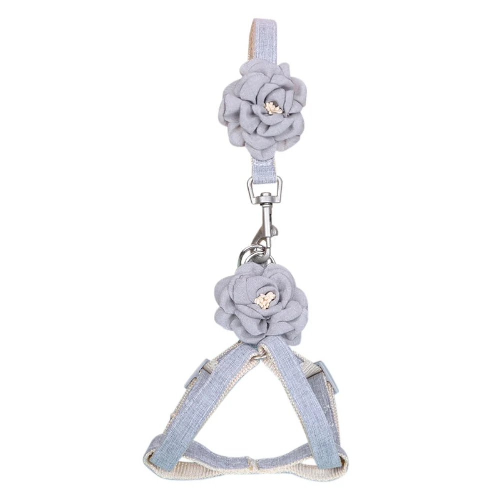 

Small Dog Pet Harness and Leash Set Puppy Cat Adjustable Vest Walking Lead Harness Collar For Small and Medium Dog Cat Leash