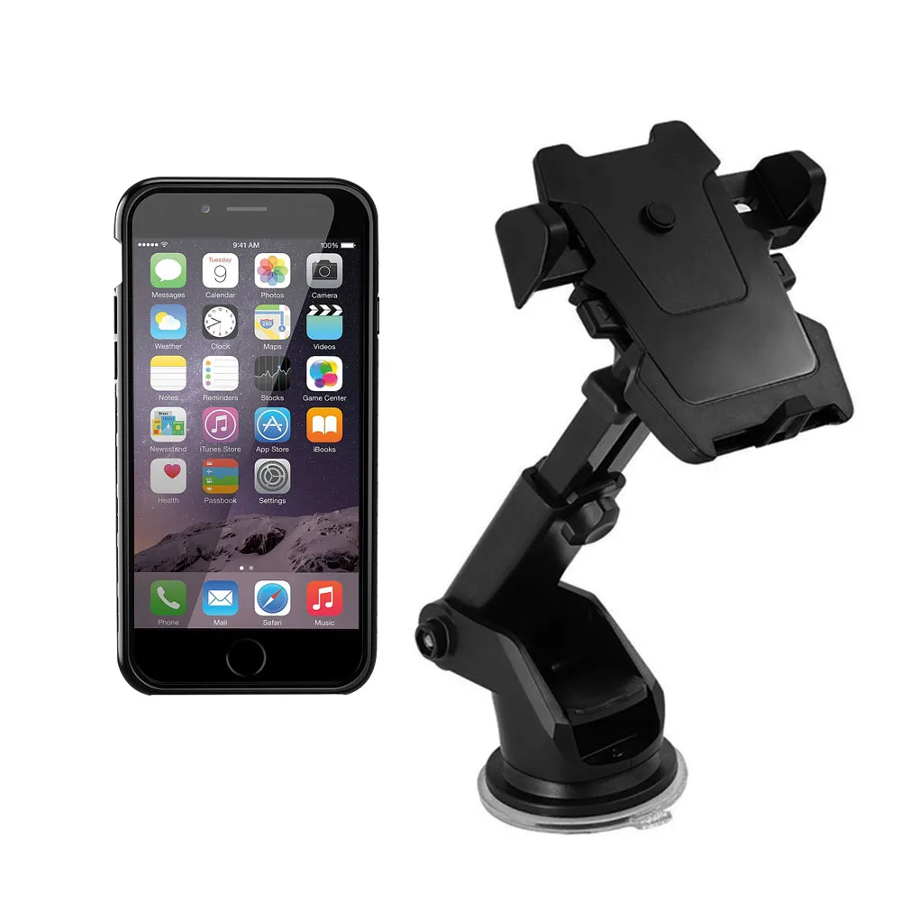

360 Mount Holder Car Windshield Stand For Mobile Cell Phone GPS IPhone Samsung Car Phone Holder Mount Stand GPS Holder