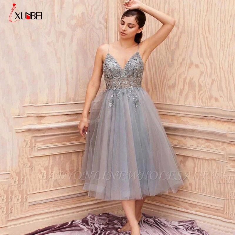 

Vestidos De Fiesta De Noche Prom Dresses For Women Sleeveless V Neck Evening Party Gowns with Decatable Skirt