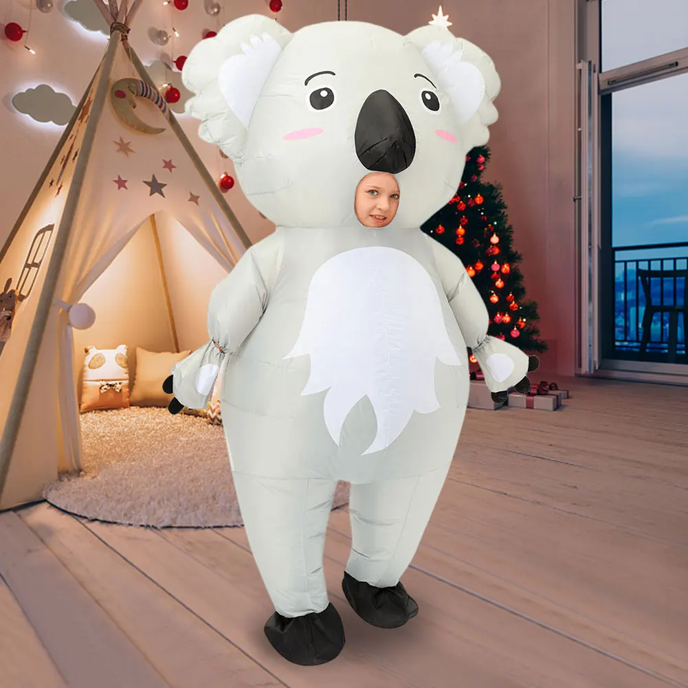 

Christmas Funny Inflatable Costume Festival Theme Cartoon Inflatable Jumpsuit for Kids Adult Autumn Winter Wear