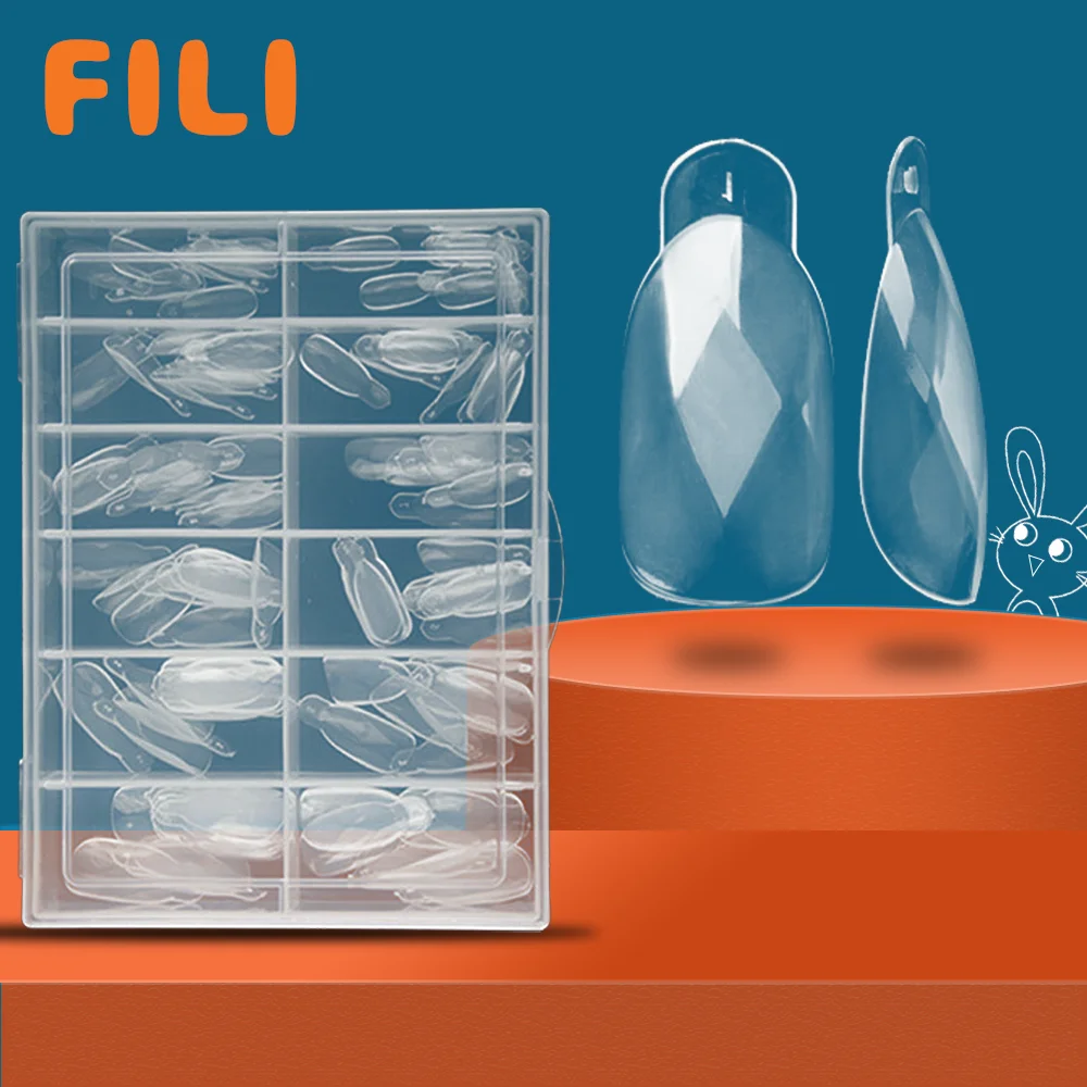 

FILI Upper Forms For Nails Quick Building Extension GEL Forms Top Mold For Nails Gel Mold Manicure Tools Dual System Nail Molds