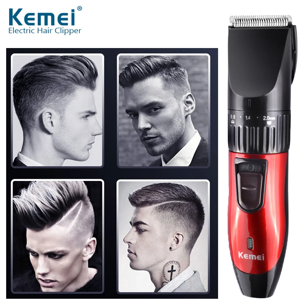 

Kemei KM-730 Hair Clipper Rechargeable Hair Cutting Machine Electric Hair Removal Shaver Men Beard Trimmer Razors Hair Trimmer
