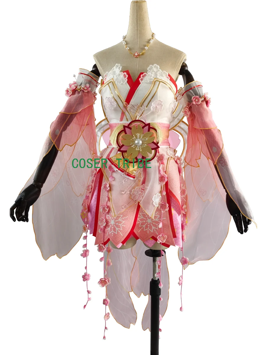 COSER TRIBE Naraka:bladepoint Hutao кимоно косплей костюм Cos Game аниме вечерние униформа Хэллоуин
