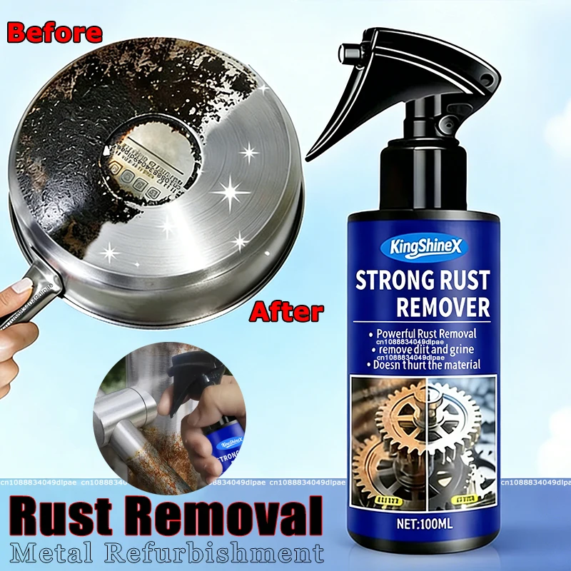 

Спрей для удаления ржавчины с выхлопных труб автомобиля, средство для ухода за колесными дисками, очиститель металла от железных частиц и пятен, 100 мл