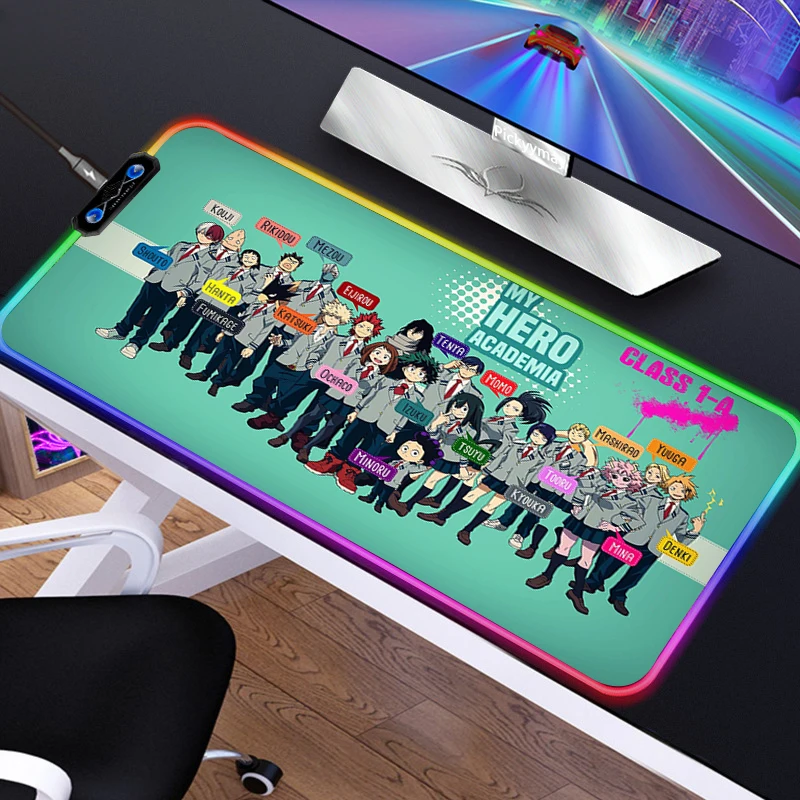 

Игровой коврик для мыши с RGB подсветильник, 7 цветов