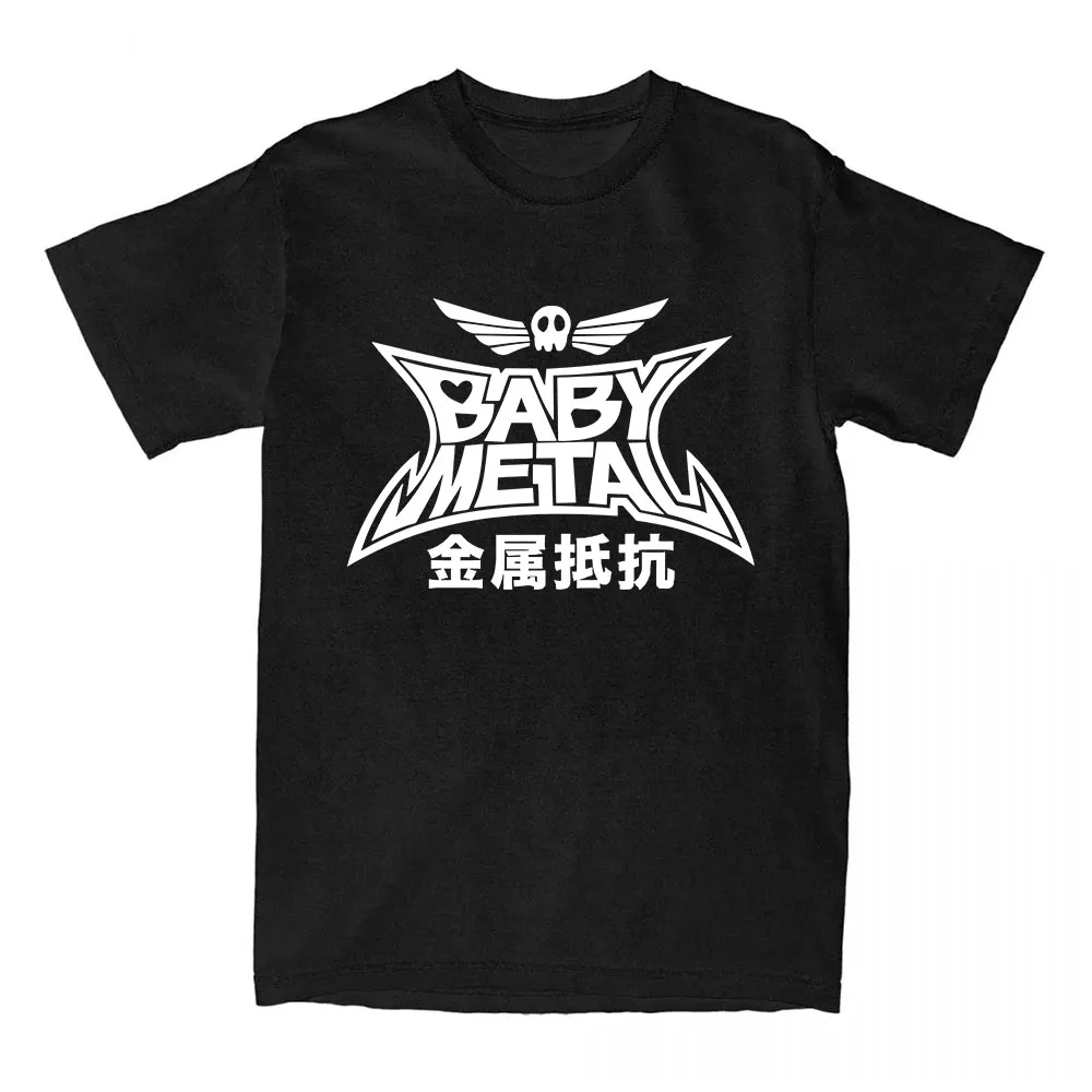 Фото Футболка Heavy Mental Girls Band BABYMETAL, женская и мужская одежда, летняя уличная одежда унисекс с круглым вырезом, футболки с графическим рисунком, женский топ №2