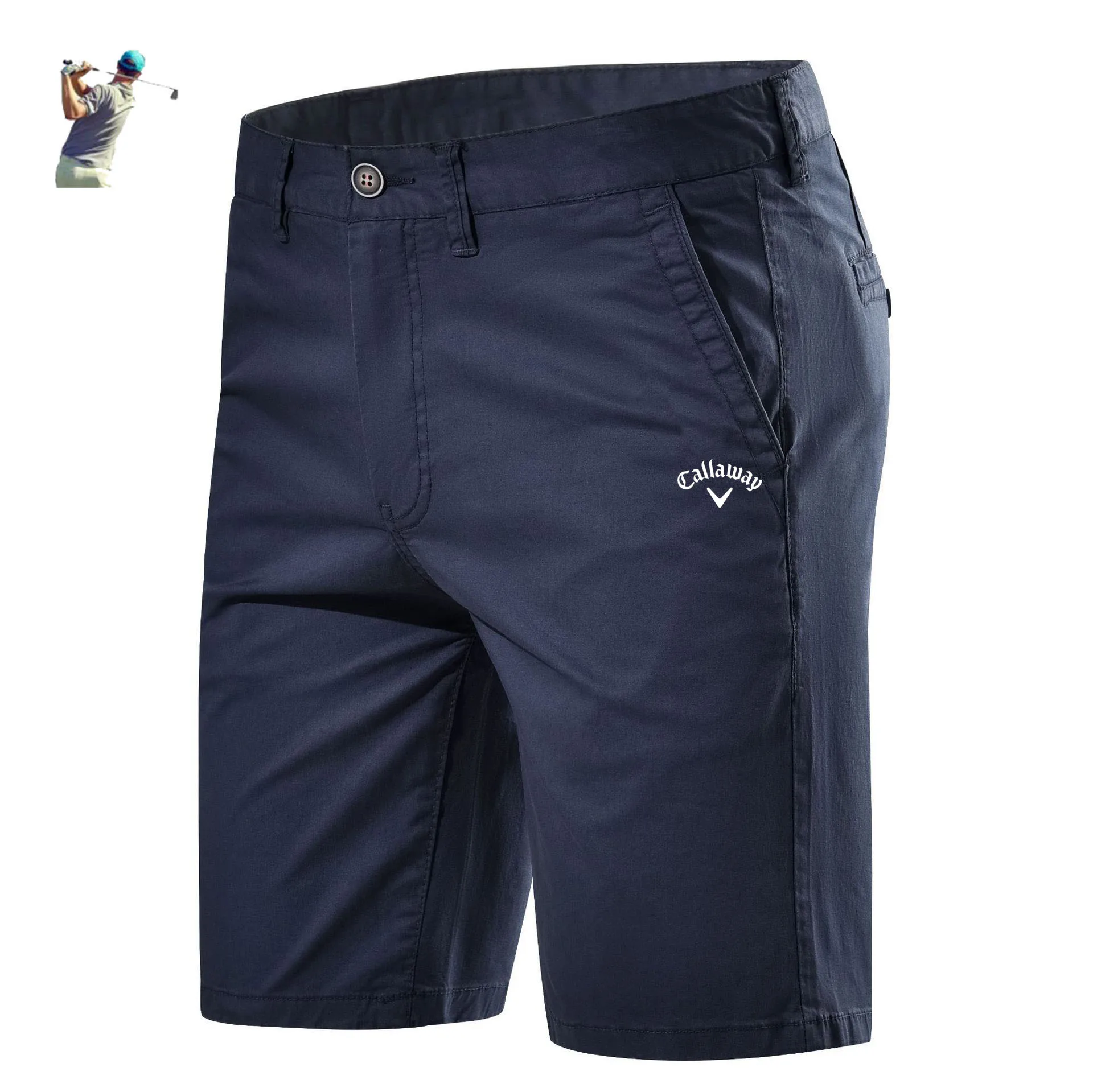 Embroidery LOGO Golf Clothes for Men Golf Shorts 2023 New Summer Outdoor Sports Shorts Quick Drying and Breathable Golf Pants