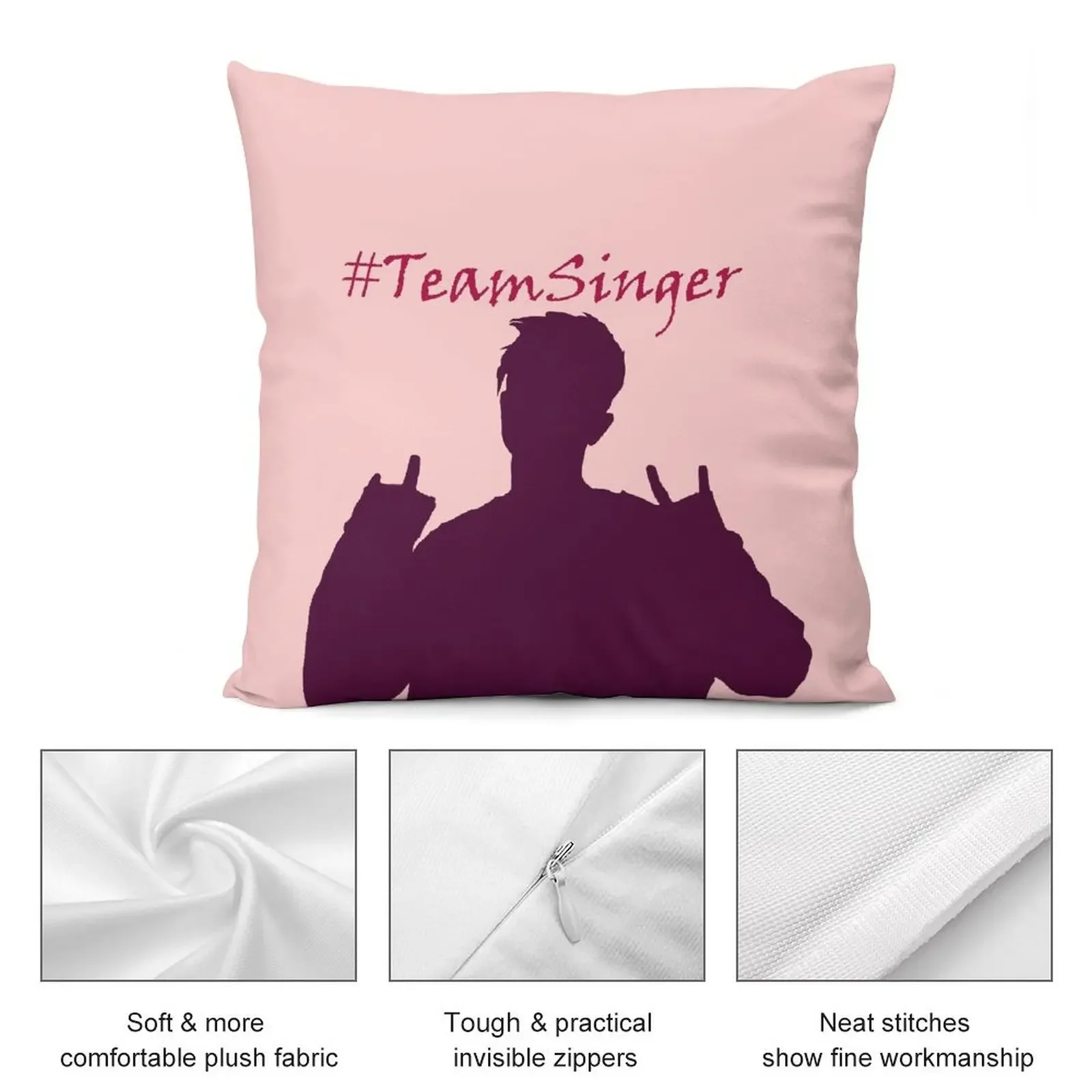 Mike Singer #TeamSinger подушка из полиэстера
