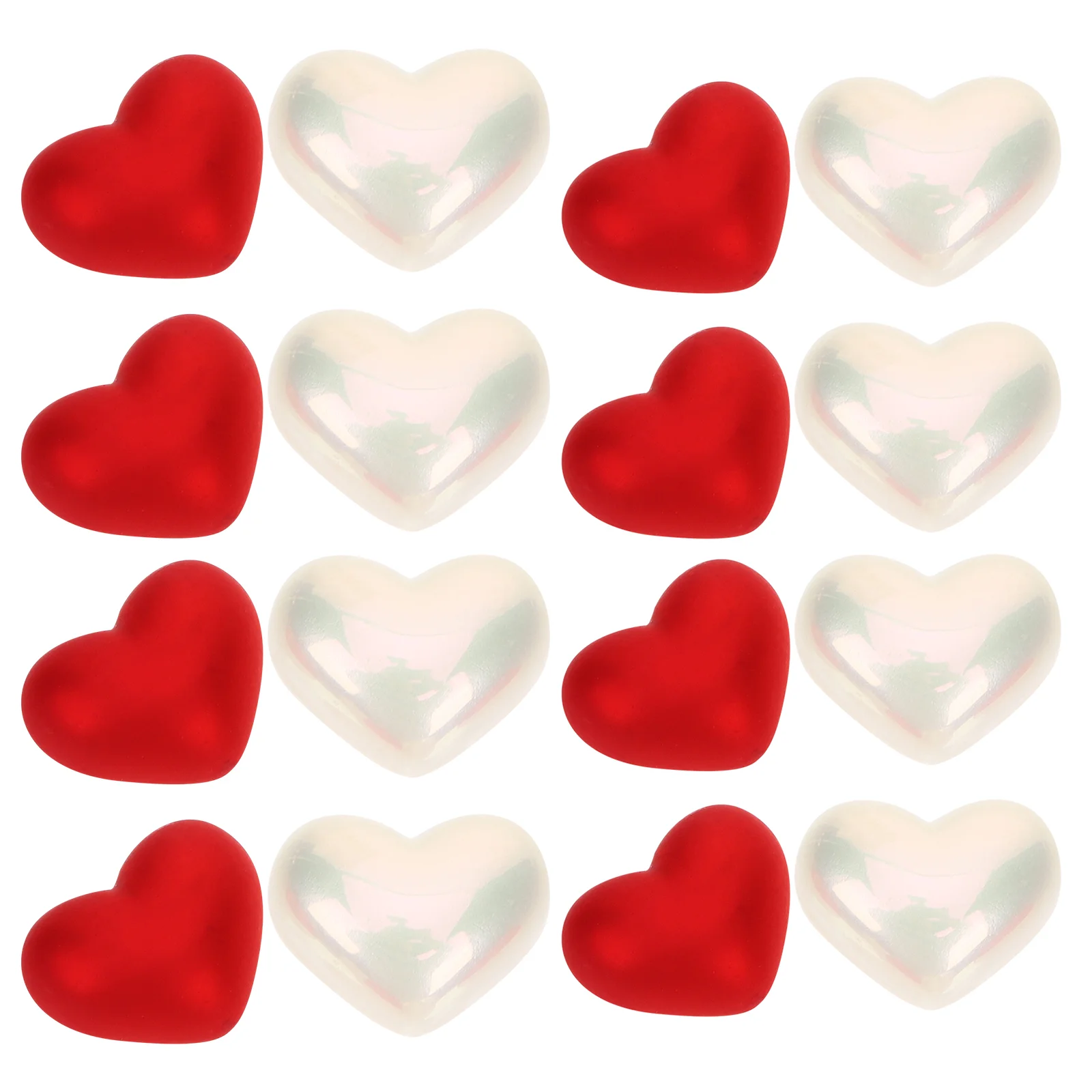 

Heart Pearl Filler Jewelry Vase Floating Charm Gloss Lip Beads Valentine Packaging Valentines Fake Table Artificial Day Making