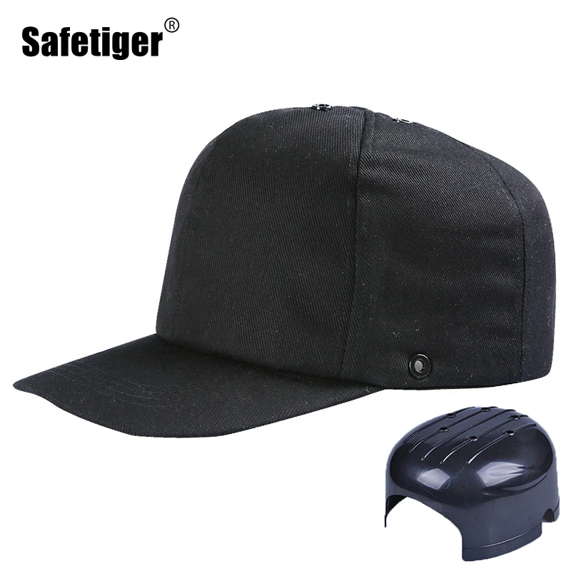 

Fashion Safety Cap Hat HDPE Inside Anti-impact Baseball Cap Safety Helmet Breathable Lightweight Hard Hats for Men Women Work