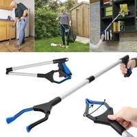 foldable grabber extender pick up grabber garbage clip sanitation tool rubbish pickup foldable clamp suction cup claw hand plier