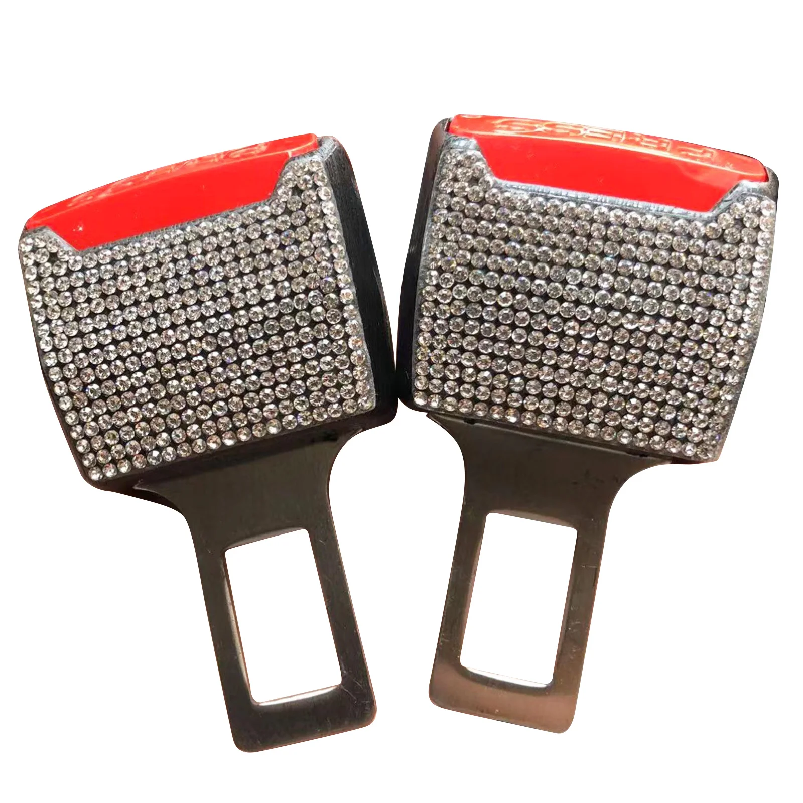 

2pcs Car Seat Belt Clip Extension Plug Car Safety Seat Lock Buckle Seatbelt Clip Extender Car Interior Accessories