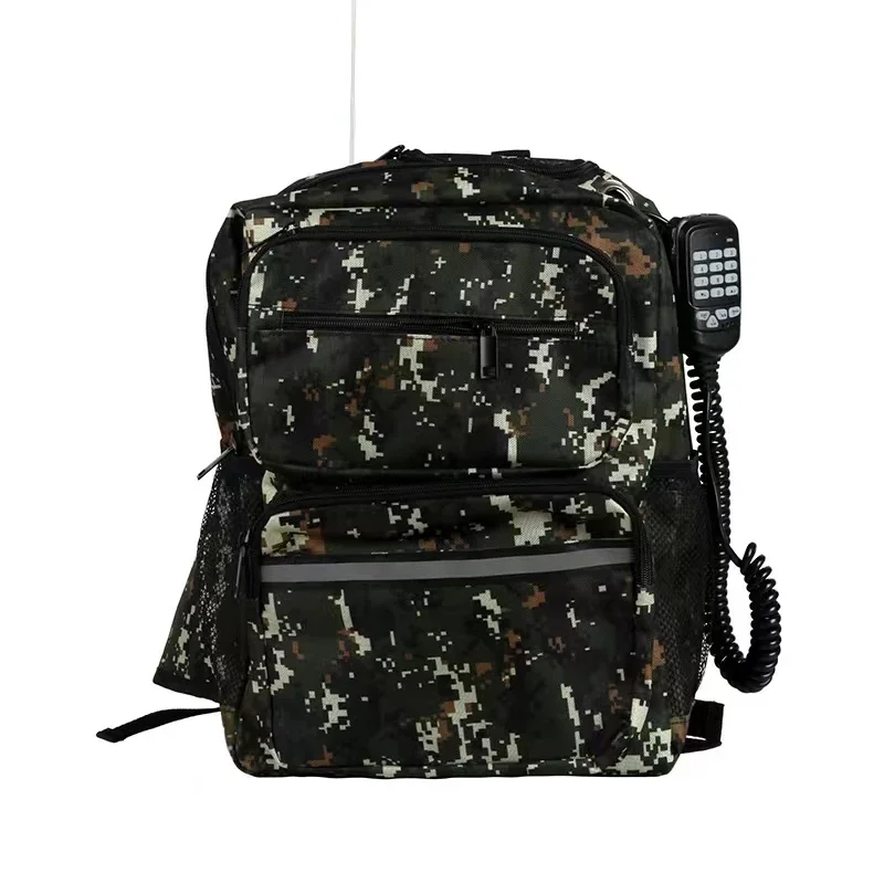 Фото Leixen VV-898SP/UV-998SP Мобильный рюкзак Нейлоновая сумка для охоты в радиолюбителей Рюкзак для улицы Рюкзак с мобильным радио Кемпинг Туризм №5