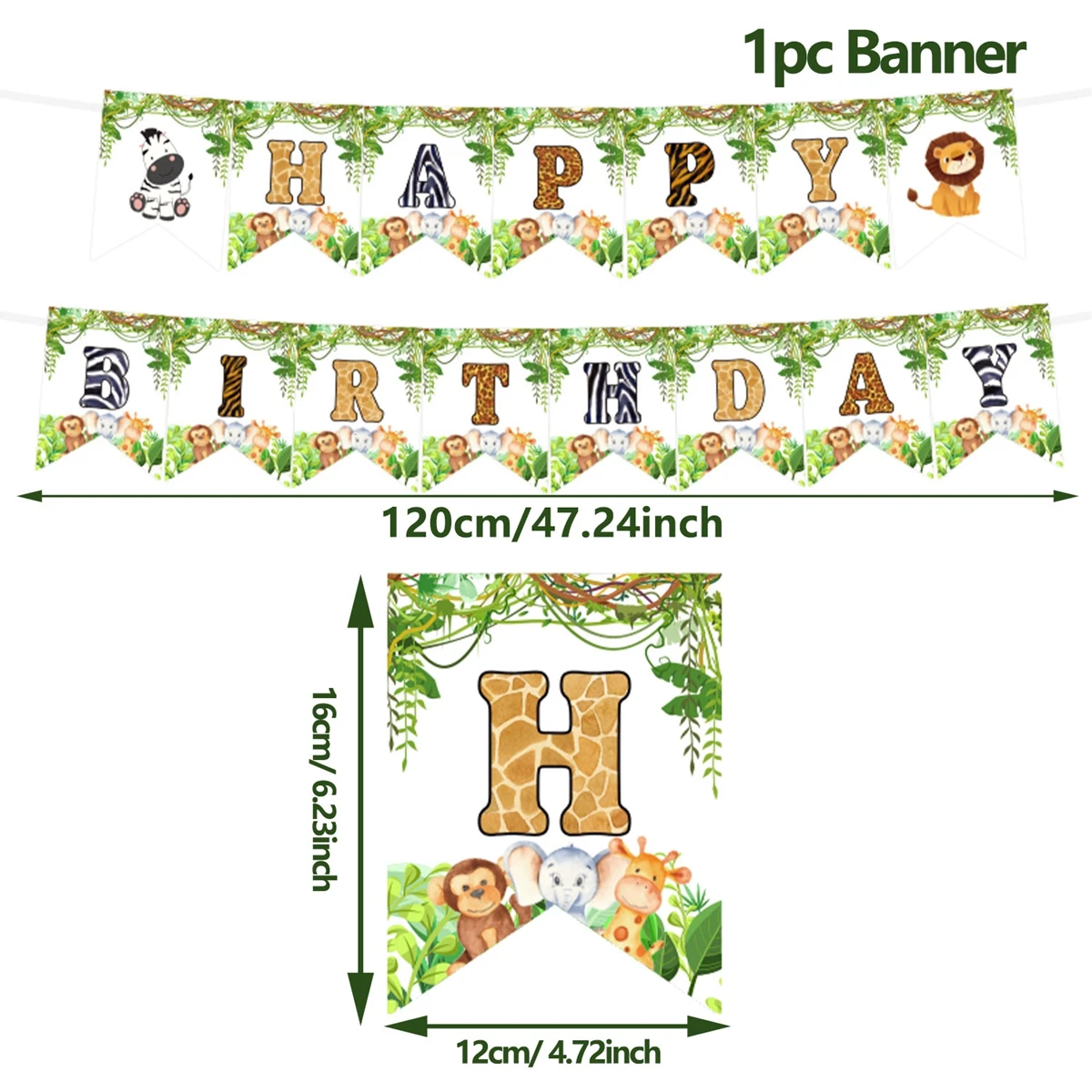 

Праздничный баннер "Сафари" Huiran