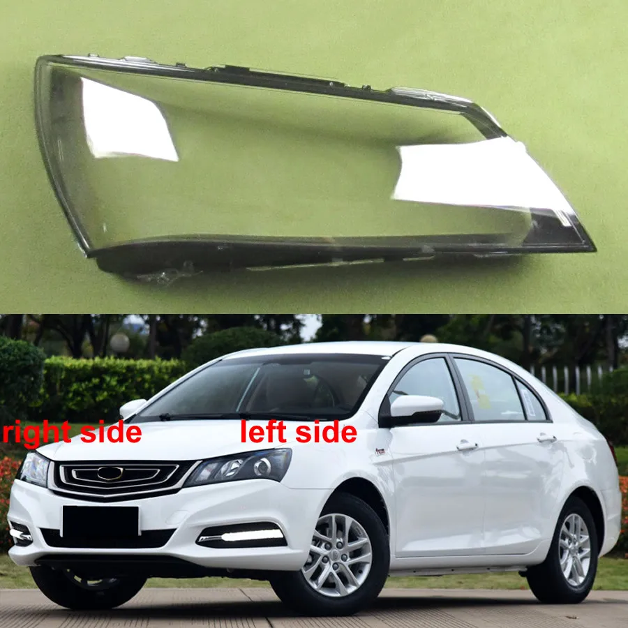

For Geely Emgrand EC7 2014-2017 Car Accessories Headlamp Cover Transparent Shade Lamp Headlight Shell Lens Plexiglass