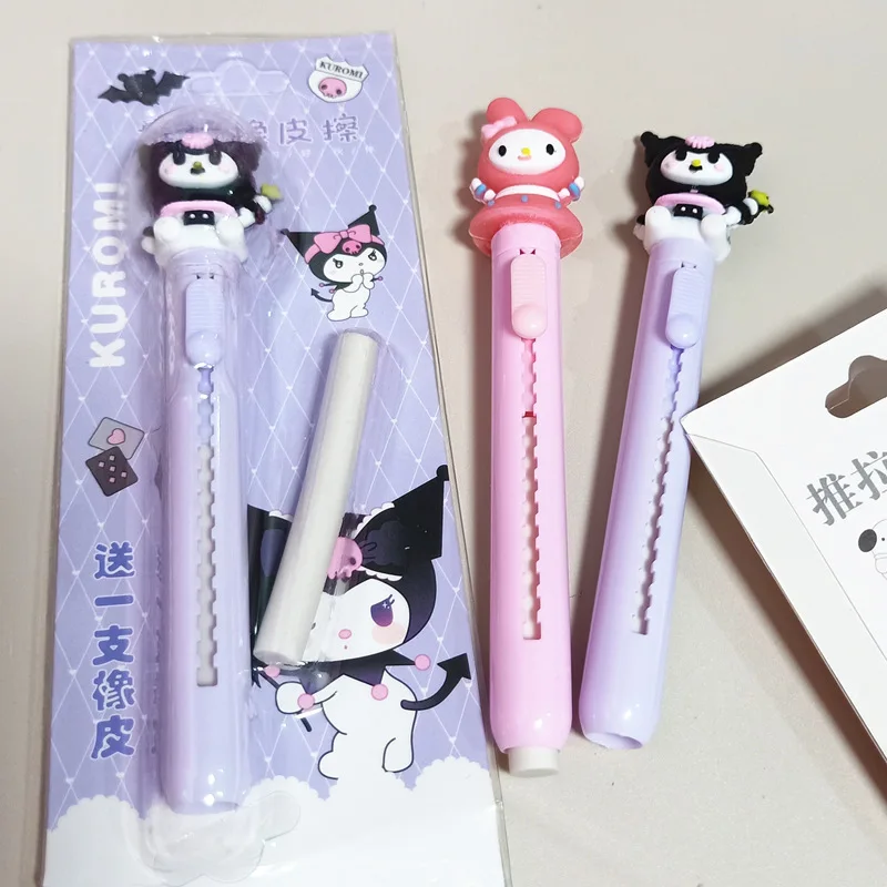 

Sanrio Kuromi моя мелодия анимация периферический мультфильм реклама ластик креативный крошечный ластик приз для детей канцелярские принадлежности оптом