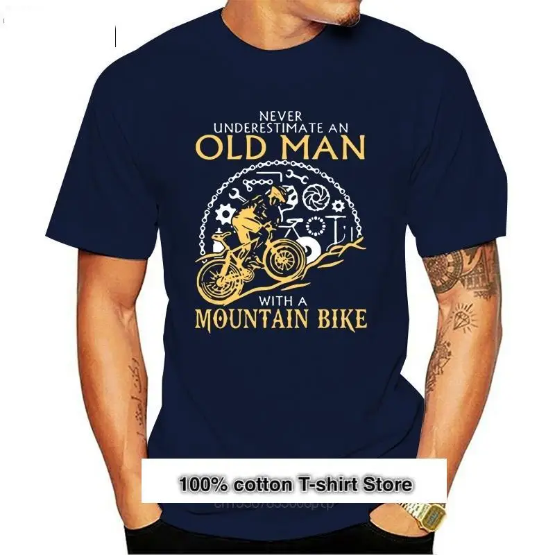 

Camisetas divertidas de ciclismo de montaña para hombre, camisas divertidas con estampado de calidad, 100% algodón