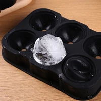 6 grids silicone ice cube form rose shape icecream mold freezer cream ball maker reusable whiskey cocktail mould bar tool