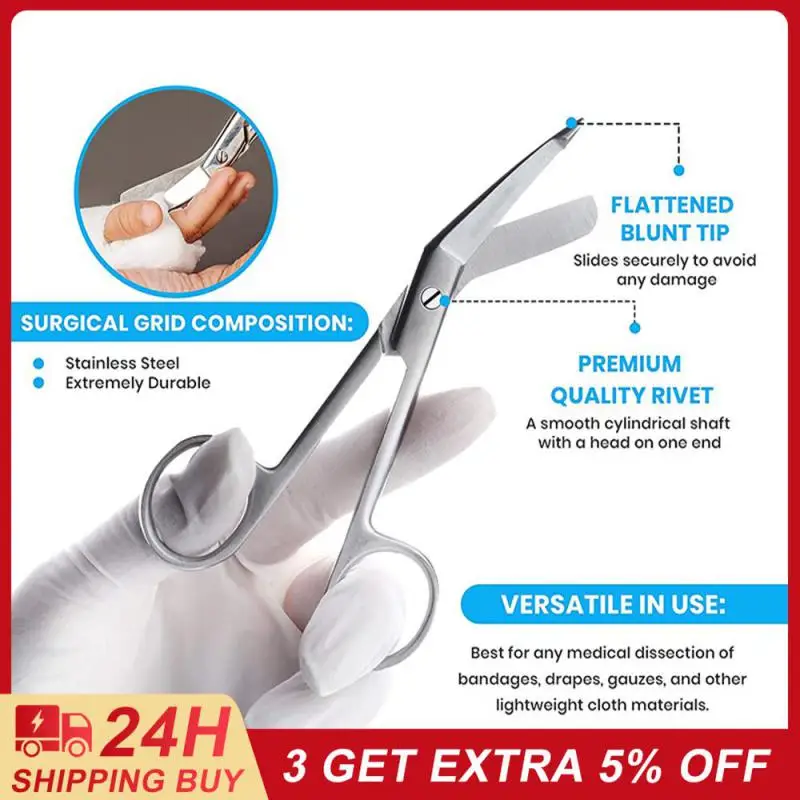 

Small Scissors Household Gauze Scissors Rivets Disconnect Shears All-steel Gauze Shears Scissors Bandage Scissors Small