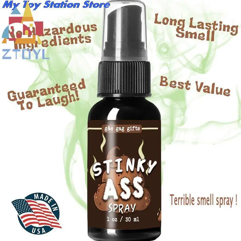 

Жидкий спрей для розыгрышей и шуток, пахнущая бомба, вонючий пахнущий газ, 30 мл, лучший подарок для детей, семейное развлечение Funtime