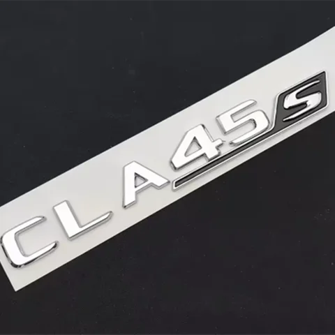 3D ABS Chrome для Mercedes CLA 45 S AMG C117 C118 CLA45S TURBO, значок багажника автомобиля, эмблема, логотип, наклейка, буквы, автоаксессуары