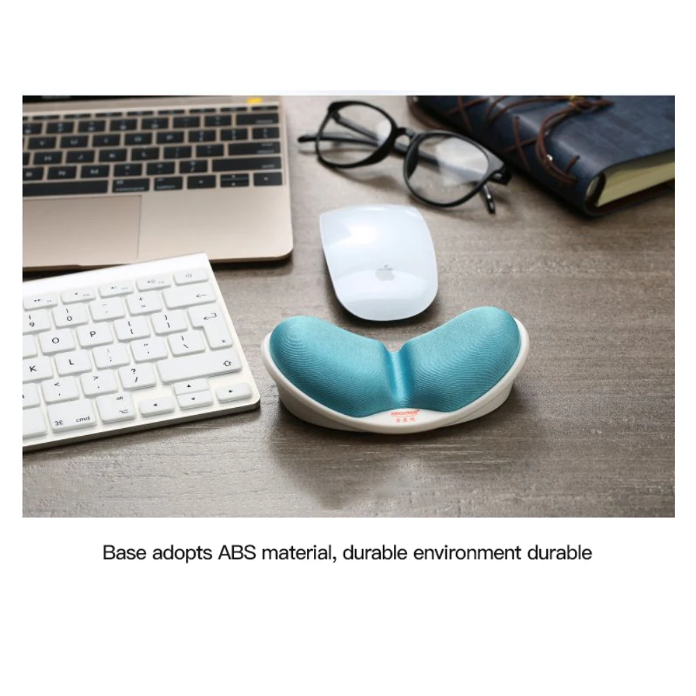

Creative Memory Foam Mouse Pad Memory Foam Portable Desk Mat Slow Rebound Ergonomic Wristband Mouse Pad Non-slip Wrist Support