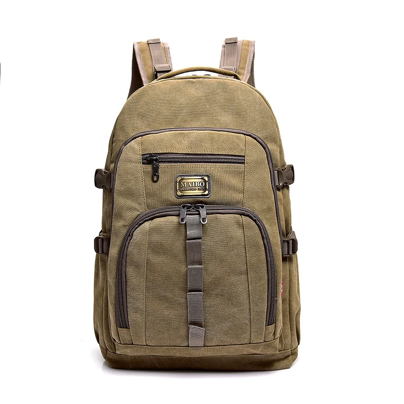 

Повседневный холщовый дорожный рюкзак для мужчин 2023, качественный вместительный уличный Горный рюкзак, мужской рюкзак, спортивная школьная сумка для подростков