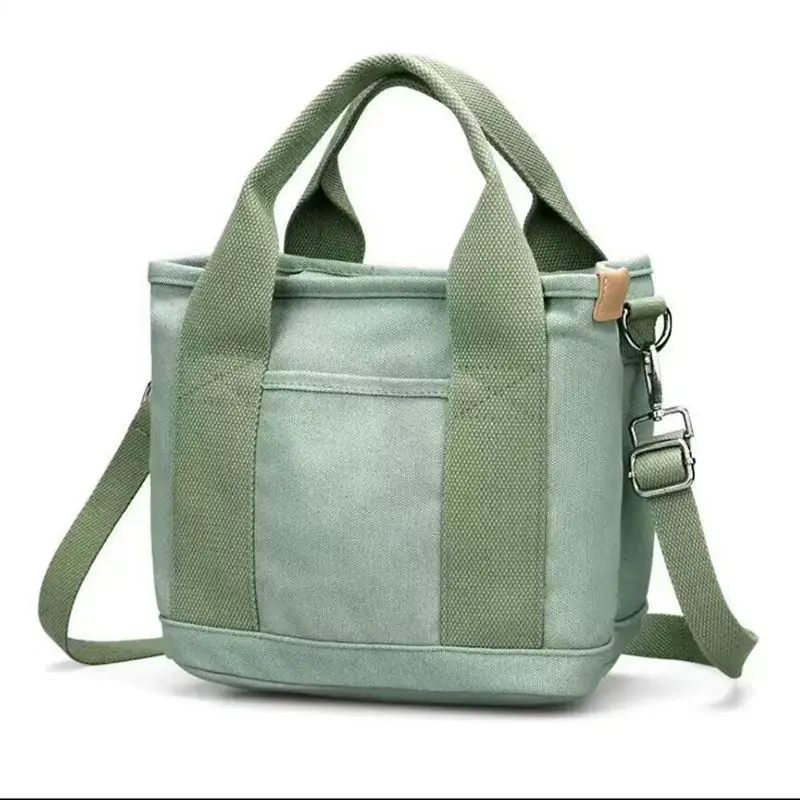 High quality portable canvas women's one shoulder bucket bag women's crossbody bag designer travel shopping bag mainly for women