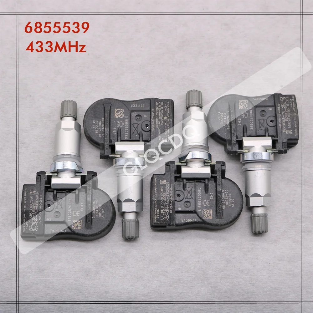Датчик давления в шинах для 2014-2022 BMW 4-SERIES F32 F33 F36 TPMS 433 МГц, датчик давления в шинах 6855539 36106881890 36106856209