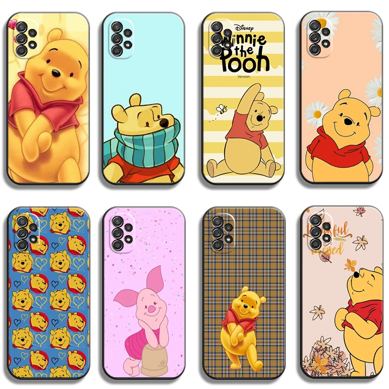 

Disney Pooh Bear Phone Cases For Samsung Galaxy A51 4G A51 5G A71 4G A71 5G A52 4G A52 5G A72 4G A72 5G Cases Carcasa Funda