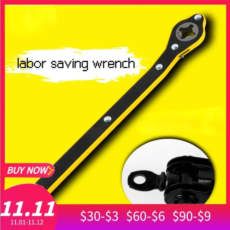 

Saving Wrench Ratchet Wrench for Car Wheel Lug Wrench Handle Auto Repair Tool Wrench Scissor Jack Hexagon Labor Saving Wrench