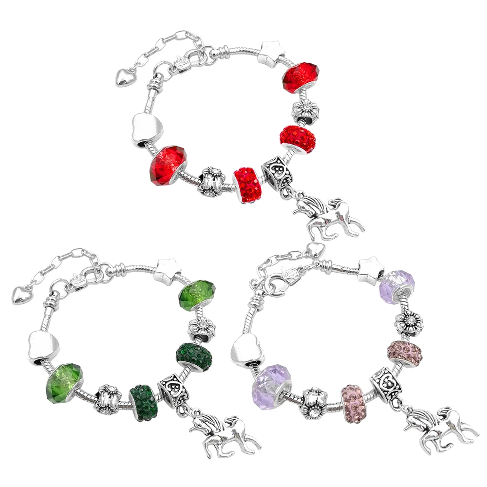 

New 100% 925 Sterling Silver Unicorn Snake Chain Bracelet Fit for Pandora Original Link Making Fashion Jewelry for Women Gifts