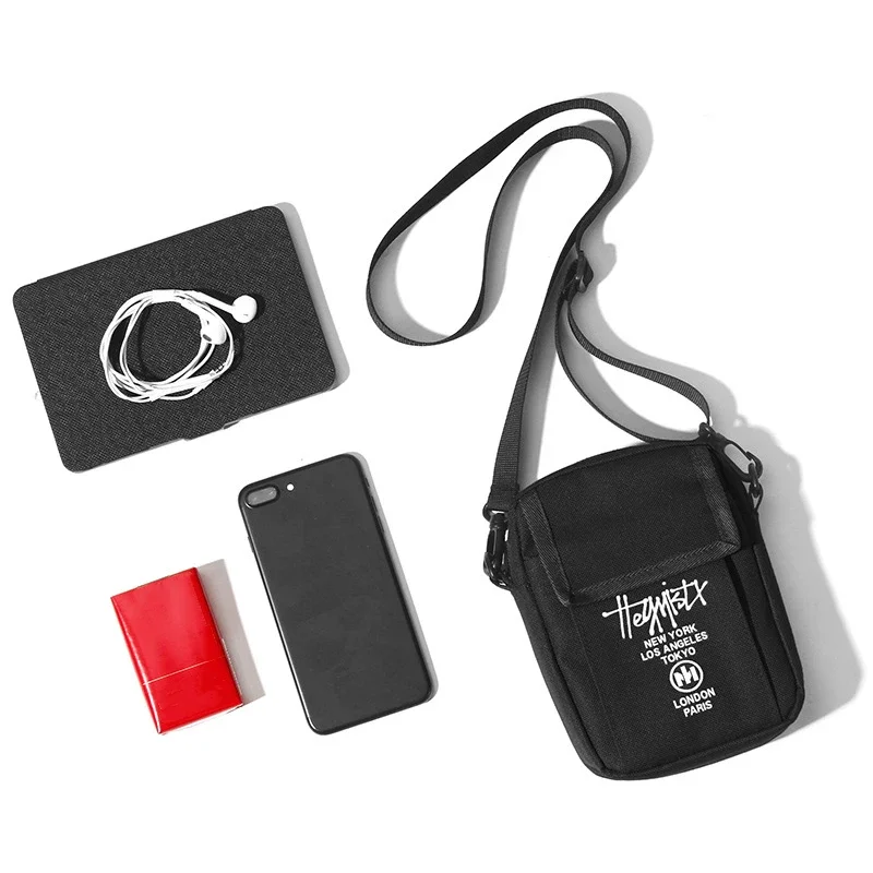 Сумка кросс-боди холщовая для мужчин и женщин