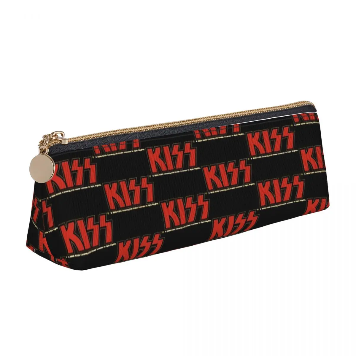 

Чехол для карандашей на молнии с надписью «Kiss Band»
