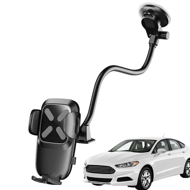 Держатель для сотового телефона автомобильная подставка на длинной руке