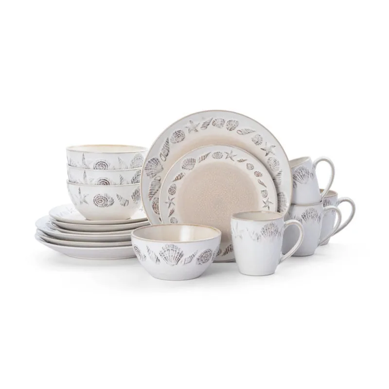 Pfaltzgraff&reg; Panama Beige Stoneware 16-Piece Dinnerware Set