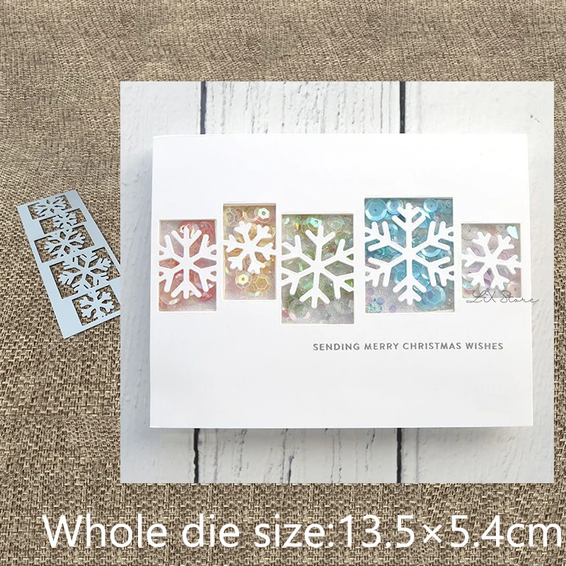 

New Design Craft Metal stencil mold Cutting Dies snowflake frame decoration scrapbook die cuts Album Paper Card Craft Embossing