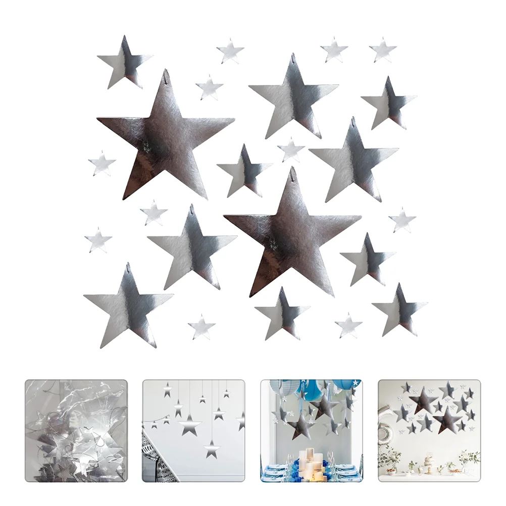 

Home Décor Birthday Party Garland Star Hanging Decorations Wedding Banner Star Paper Garland Ramadan Party Banner
