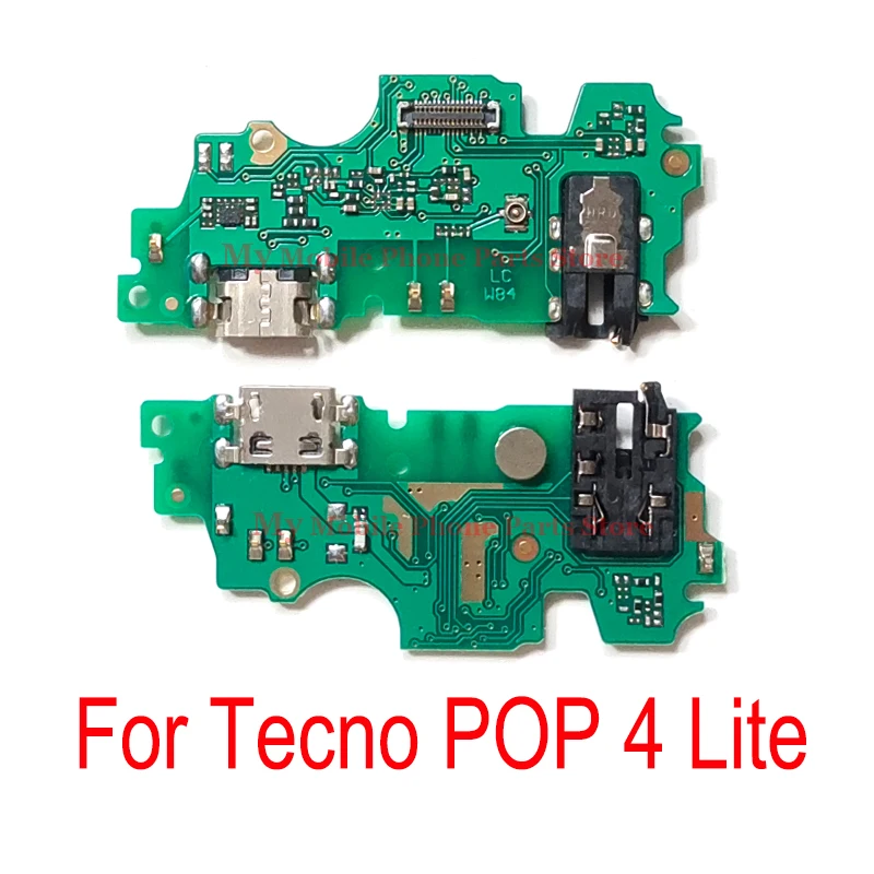 

USB Charging Dock Port Board Flex Cable For Tecno POP 4 Lite Charge Charger Board Port Flex Cable For Tecno Pop4 Lite Parts