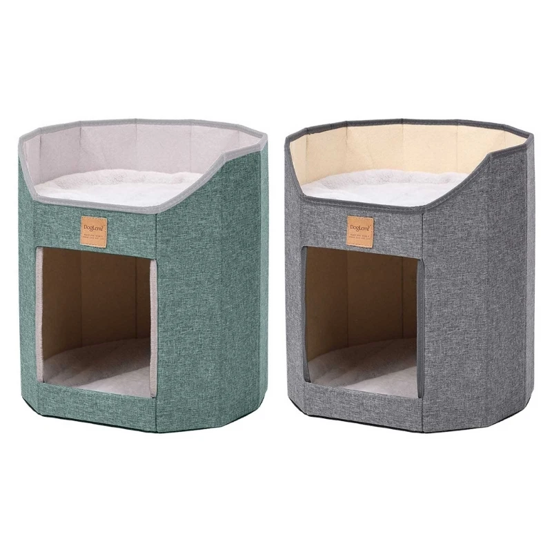 

Cat Condos Cats Sleep Bed Four Season Double Deck Medium Large Cats Tree House