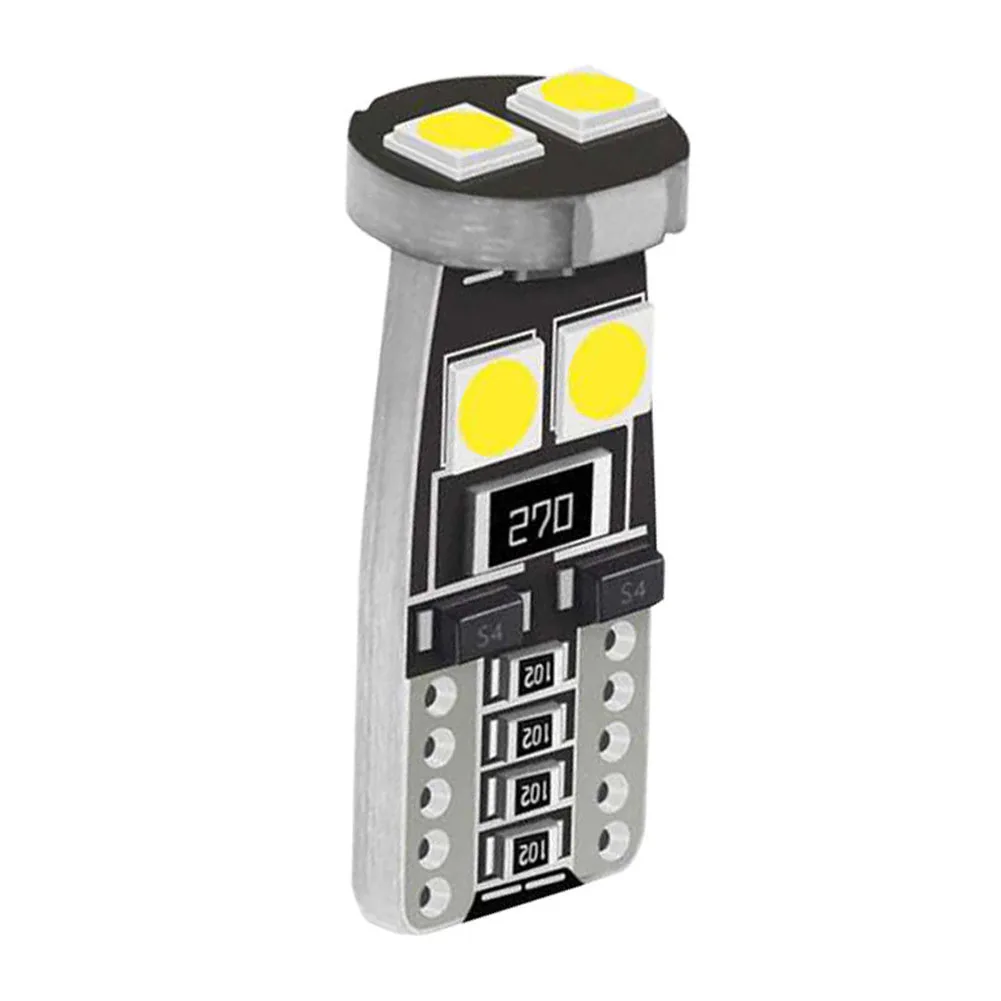 

T10 LED Signal Lamps 3030 SMD Chips 168 194 Interior Reading Light Day Running Lamp Tail Bulb Brake Lights White Color